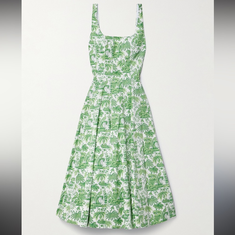 Staud green dress